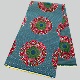 African Wax Fabric 涤纶穆斯林非洲蜡染布polyester 6码 超级蜡布
