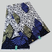 Wax 新款 Fabric 荷兰蜡染布 Hollandais 一码 纯棉布料非洲风格