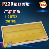 20位配电箱塑料面板 PZ30 强电箱电表箱盖板保护罩 15回路8