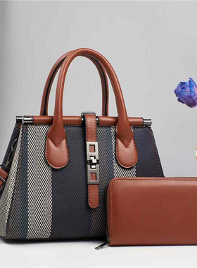 现货款工厂时尚潮流女包高级感大容量单肩包斜挎包手提包女21565