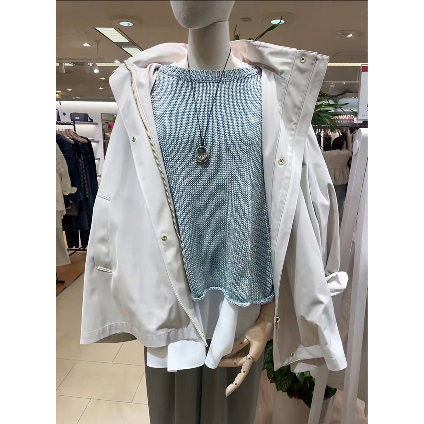 防水强捻线立体廓A可拆风帽外套