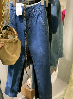 ZOEYJA佐佐家 经典回归SSx5 1/2前长后短 绝妙显瘦修长高腰牛仔裤