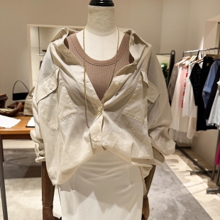 GG再生纤维 节轻松柔薄口袋衬衫 棉 对抗超热季 新UP ZOEYJA佐佐家