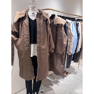 c0nte別注 ZOEYJA佐佐家 h1ghts 温暖可翻立大毛领防水棉服