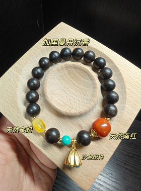 纯天然加里曼丹沉香木手链男女款夏日新品手串文艺超值生日礼物