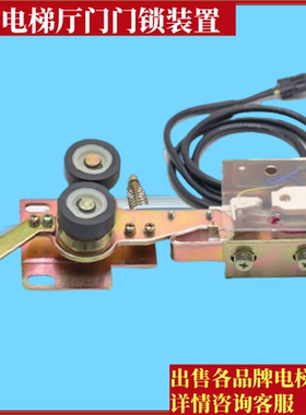 现代电梯厅门门锁装置 上海STVF9轿门触点开关门球 DIM层门钩子锁