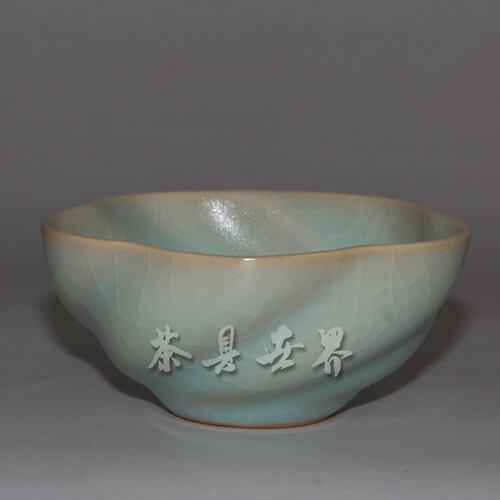 天青色台湾开片汝窑茶具