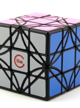 方是Lim超级转角三阶魔方黑色异形益智儿童魔方玩具注意力初学者