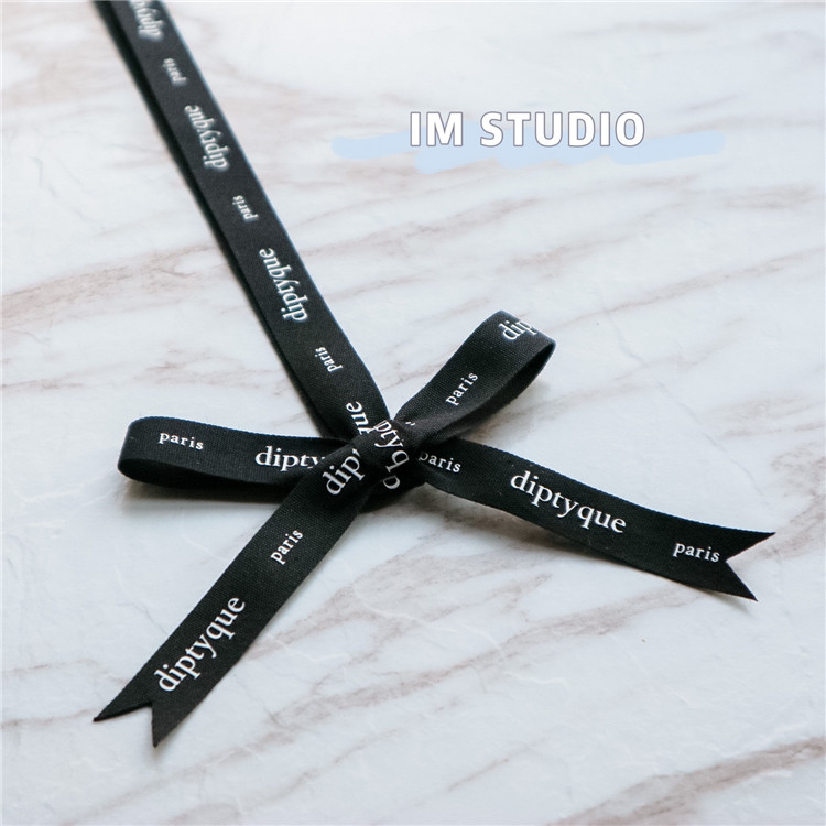im棉质丝带diptyque专柜同款蒂普提克挂绳蝴蝶结车载香薰香氛装饰