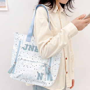斜挎包单肩包大容量上班通勤学生拎书手提布袋子 帆布包女2026新款