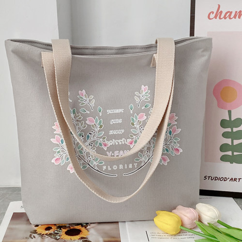 高颜值大容量女帆布单肩包