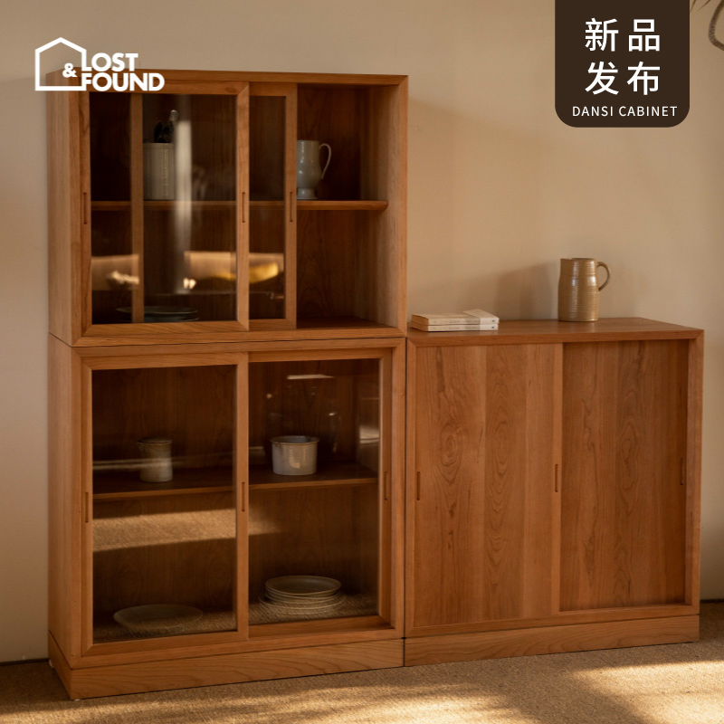 失物招领简约实木餐边柜现代轻奢