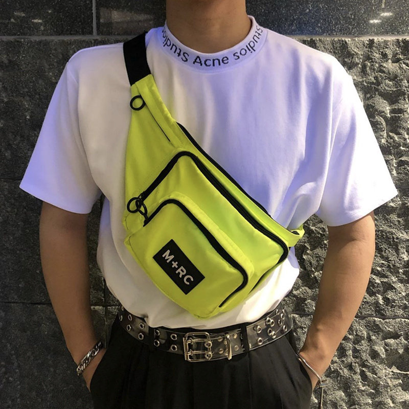 正品现货 M+RC MRC 荧光腰包 运动斜挎包 ESSENTIAL BELT BAG