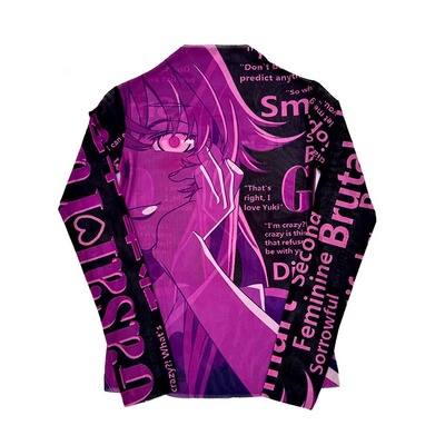 AONE4SURE未来日记动漫紧身T恤