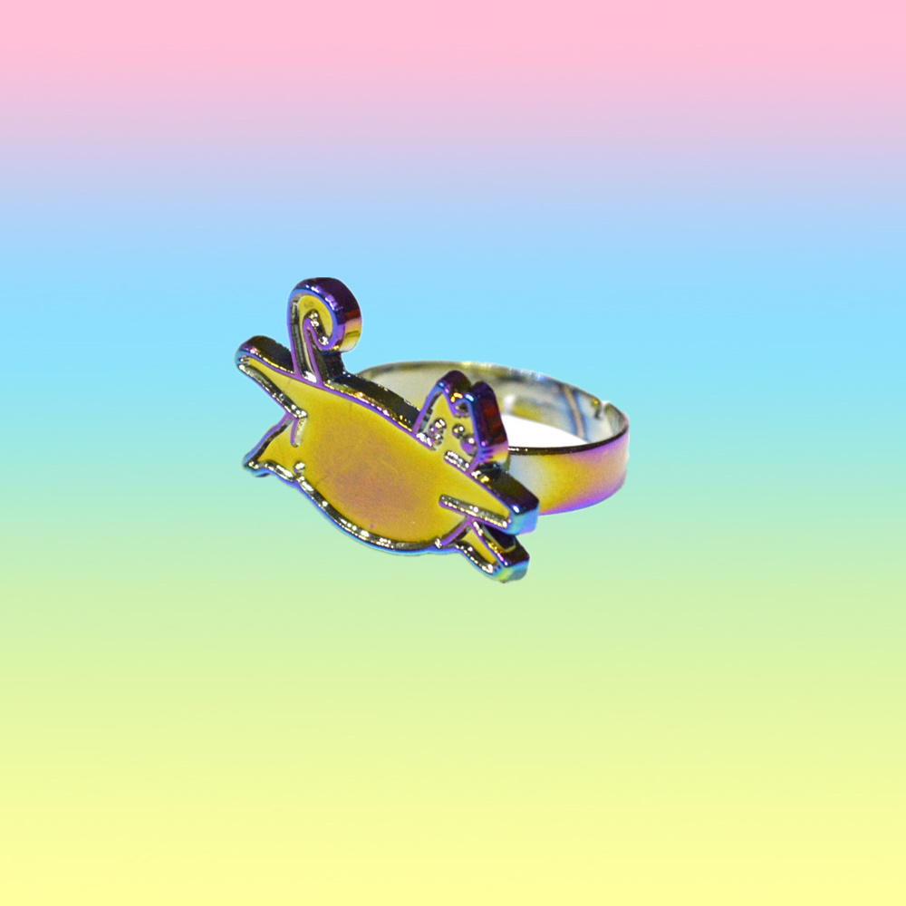 现货leonkarssen飞翔镭射戒指