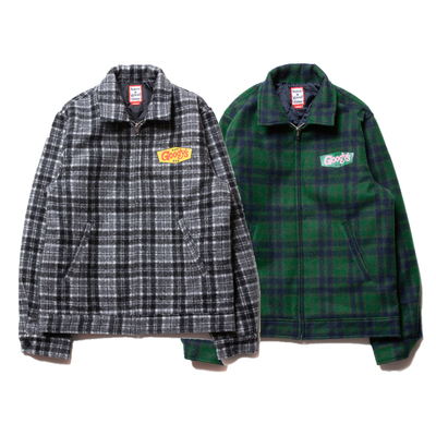 现货haveagoodtime毛呢加棉夹克