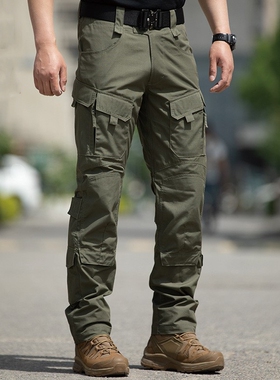 2026新款卡伦CCT战术裤男户外秋多袋训练野战骑行迷彩藏蓝工装裤