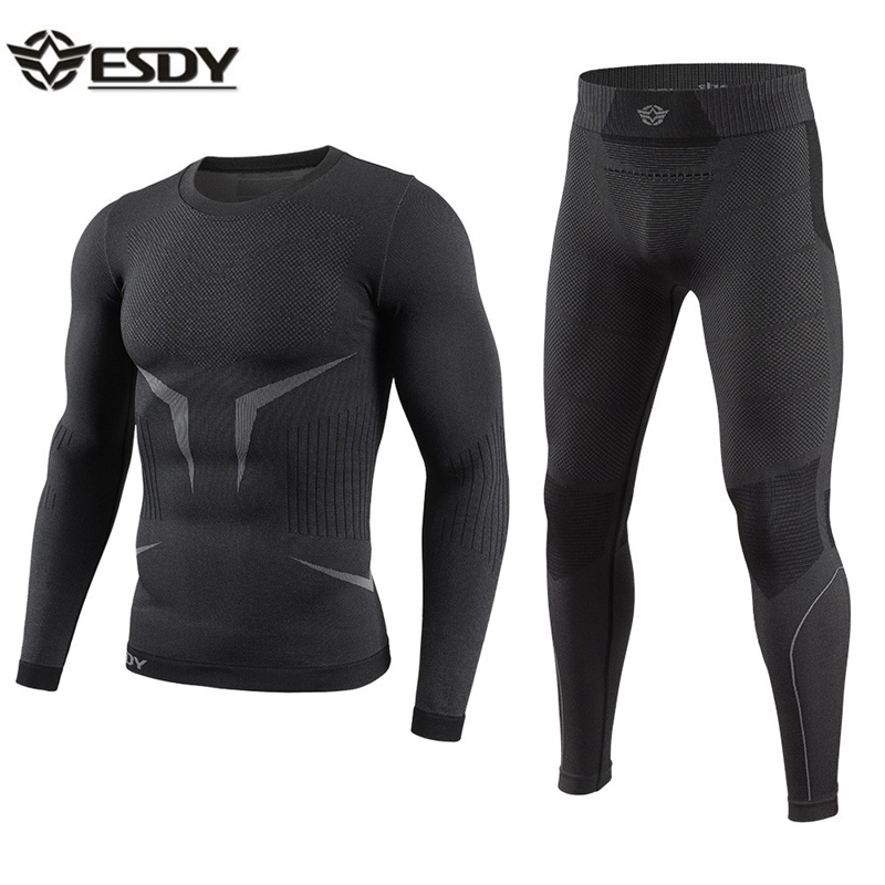 户外功能无缝内衣运动健身套装