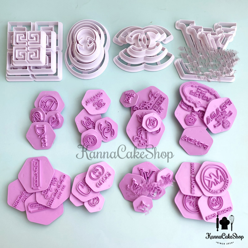 山茶花蛋糕logo模具 香奈儿蛋糕 包包蛋糕 大牌蛋糕模具 logo切模