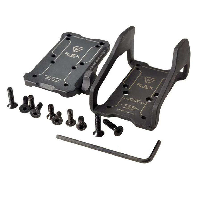 新品货源REX外骨骼支架夹具RMR DOC内红点瞄镜底座框架