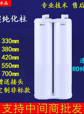 医院超纯化柱生化仪纯水柱机可拆卸去离子滤芯抛光树脂预处理柱