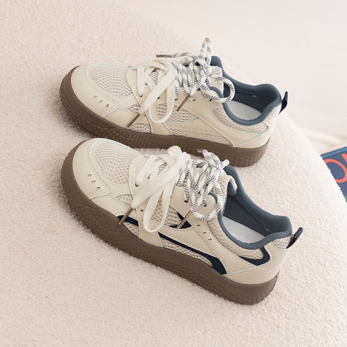 透气网面德训鞋女款2026新款夏季爆款学生ins潮百搭小众小白鞋子