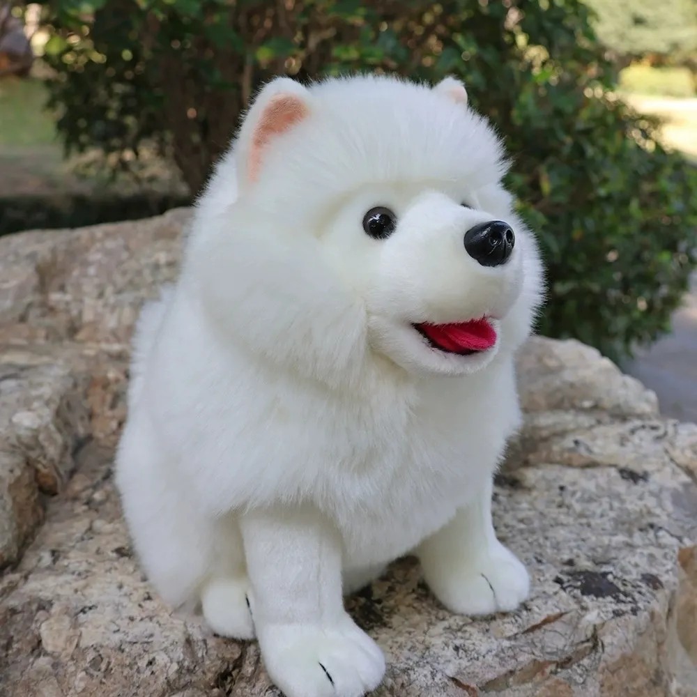 萨摩耶毛绒玩具 女的生日礼物 可爱公仔 狗狗玩偶 萨摩耶玩偶