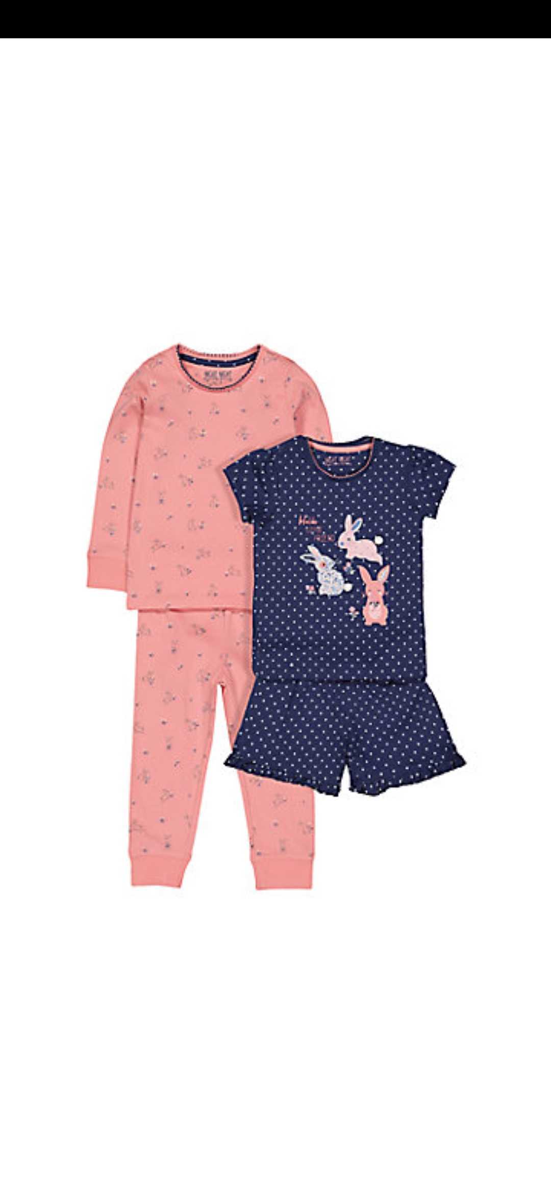 英国女宝兔子短袖睡衣家居服