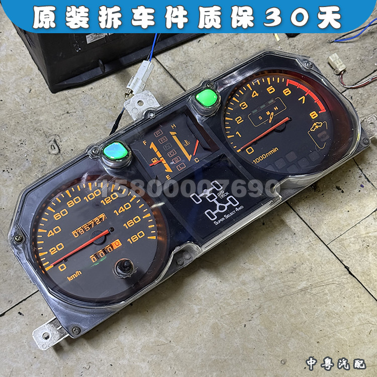 适配三菱蒙特罗帕杰罗V25 6G74仪表总成车速转速水温油表原装拆车