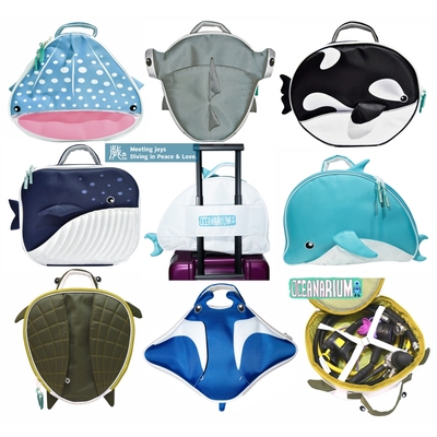 Oceanarium海洋生物 潜水呼吸调节器包 一二级头收纳保护防碰撞刮