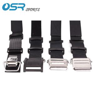 OSR BCD潜水配件背飞侧挂夹克 316不锈钢 绑瓶带 气瓶扣 气瓶绑带