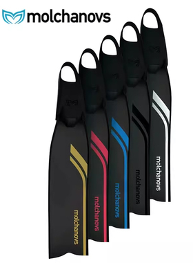 抹茶molchanovs SPORT Bifins 3碳纤维 sb3自由潜水脚蹼硅胶脚套