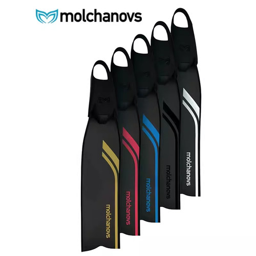 抹茶molchanovs SPORT Bifins 3碳纤维 sb3自由潜水脚蹼硅胶脚套
