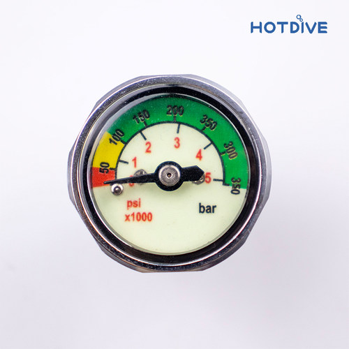 HOTDIVE潜水迷你压力表水肺潜水装备MINI压力表减压瓶压力计单表