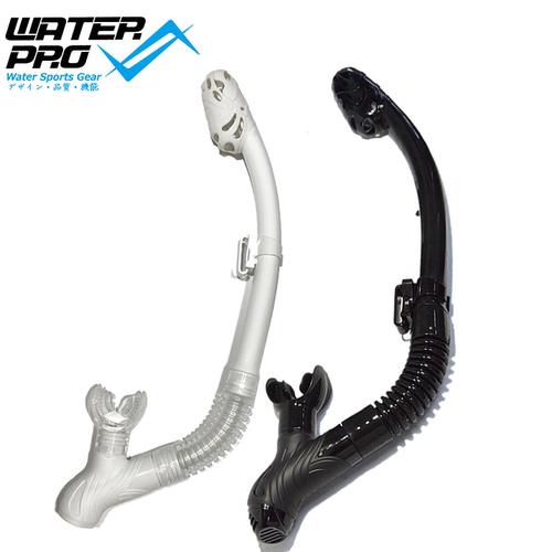Waterpro潜水全干式呼吸管可折叠浮潜深潜可靠无味硅胶DS管