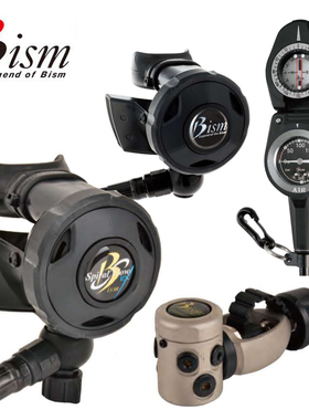 日本BISM潜水调节器限量版双钛潜水呼吸调节器深潜水肺专业呼吸