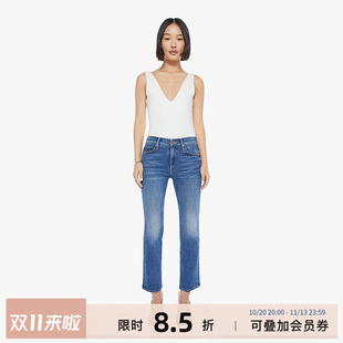 [CLOC]亚洲小个子版MOTHER INSIDER九分微喇牛仔裤女P0287-2104