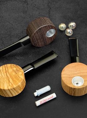 德国华云Vauen飞碟UFO烟斗滤波器系统橄榄橡木温格木金属嵌套包邮