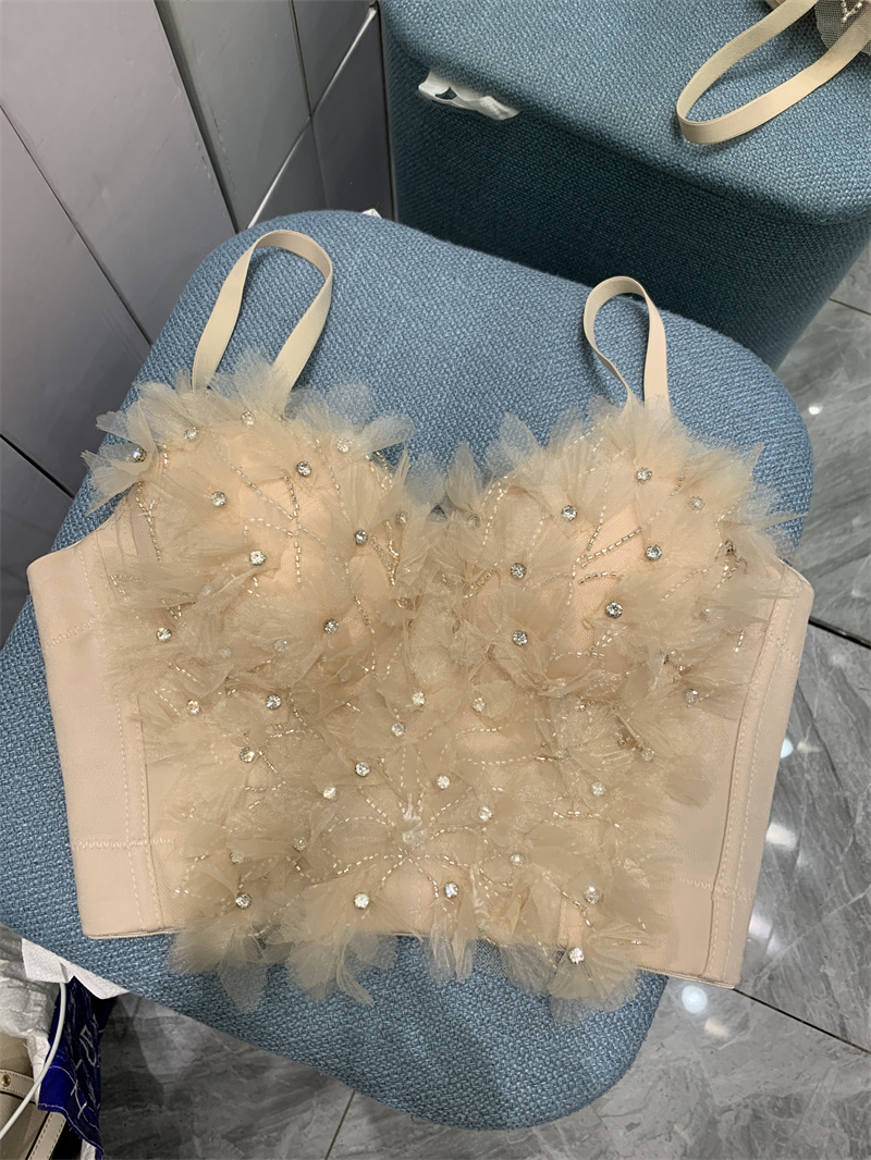 小香风吊带背心上衣新款小衫