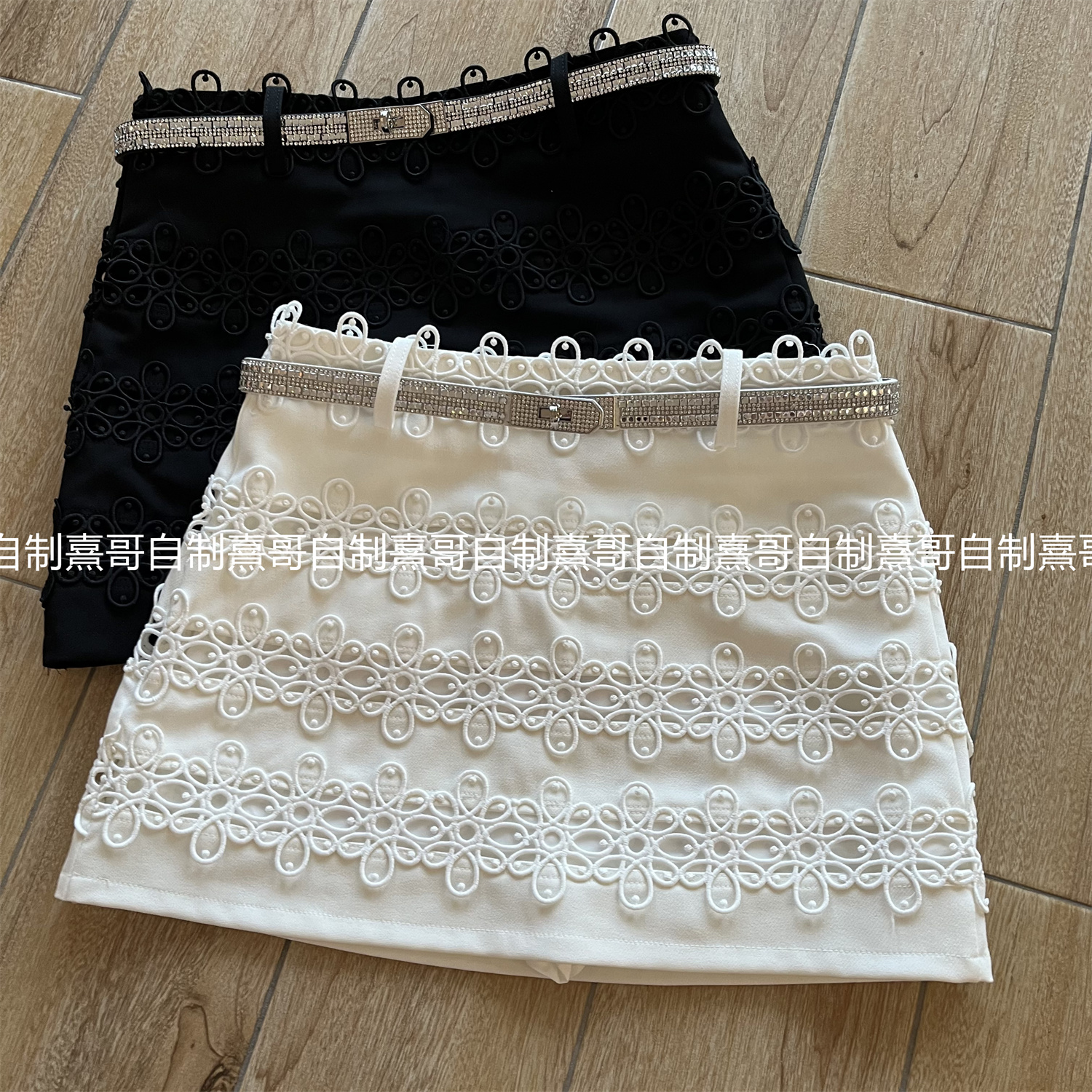 韩系复古提花半身裙女秋季新款高腰显瘦a字短裙防走光百搭包臀裙