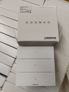 杜亚86盒无线遥控接收器DC1680单1681双路墙面开关电动窗帘控制板