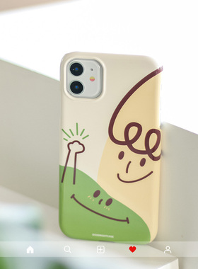 原创iphone12香草哈密瓜可爱手机壳适用苹果xsmax防摔华为p40硬壳