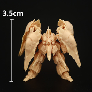 A177高达手办机动战士大青椒刹帝利1:700微缩模型白模树脂摆件