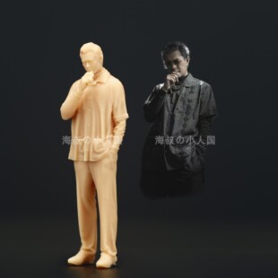 A316九龙城寨之围城龙卷风古天乐1:64微缩人偶模型1:43白模公仔