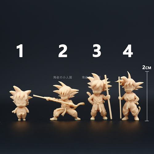 七龙珠动画微缩手办人物模型