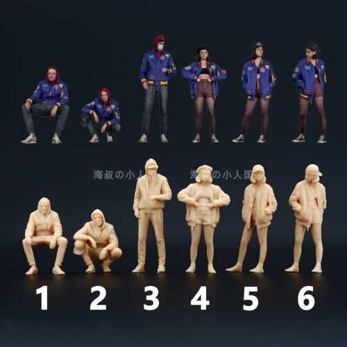 164人偶模型手办187微缩沙盘