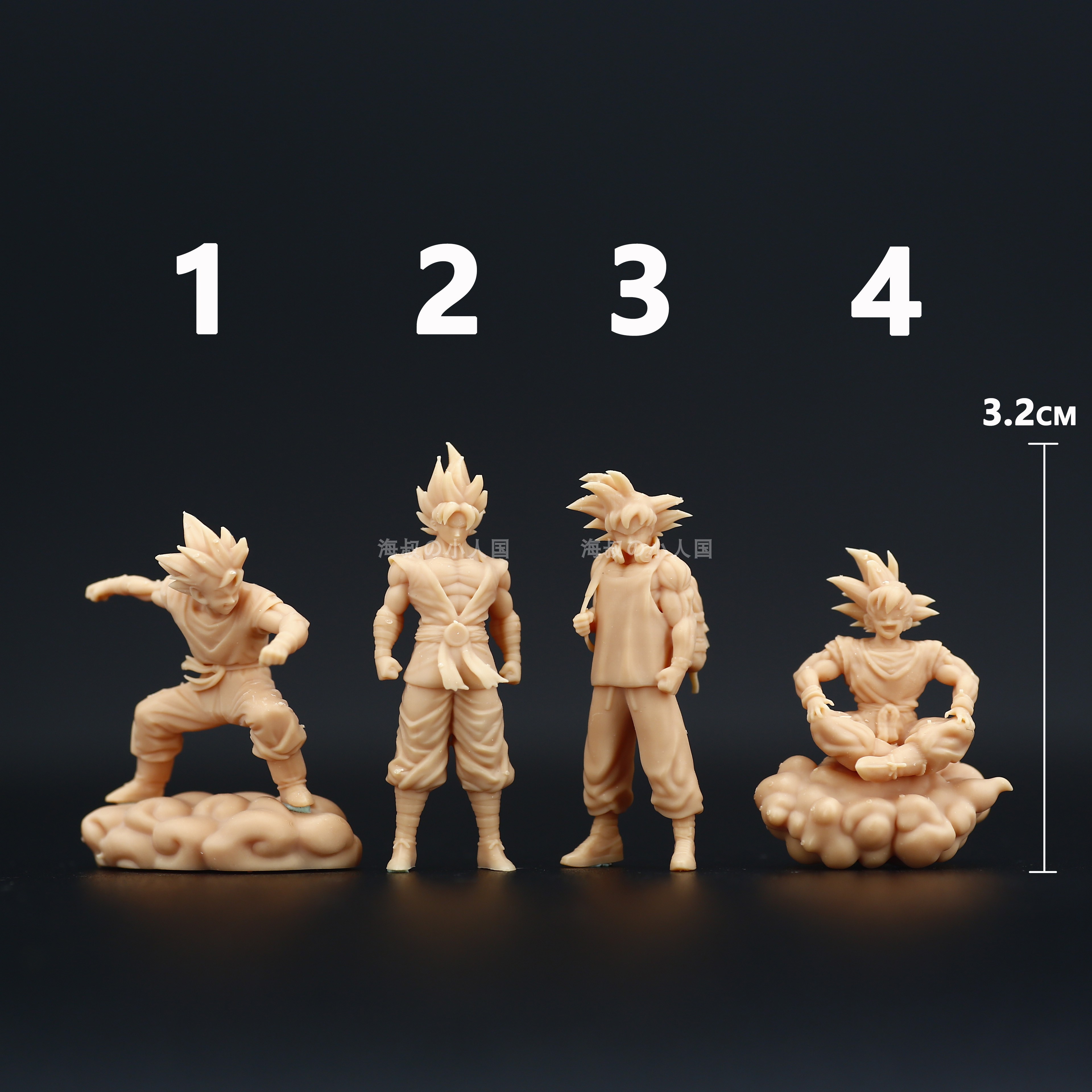 七龙珠摆件手办微缩树脂人偶模型