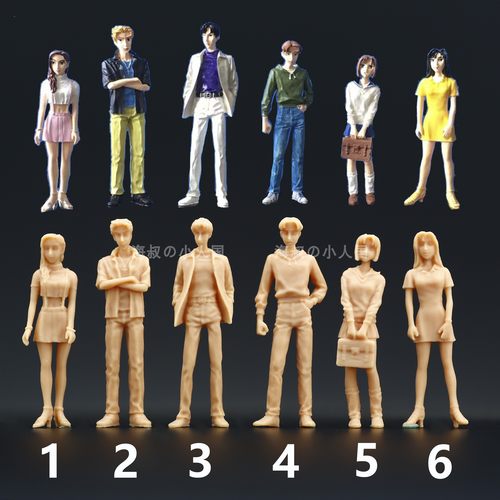 头文字D动漫版164人偶143微缩