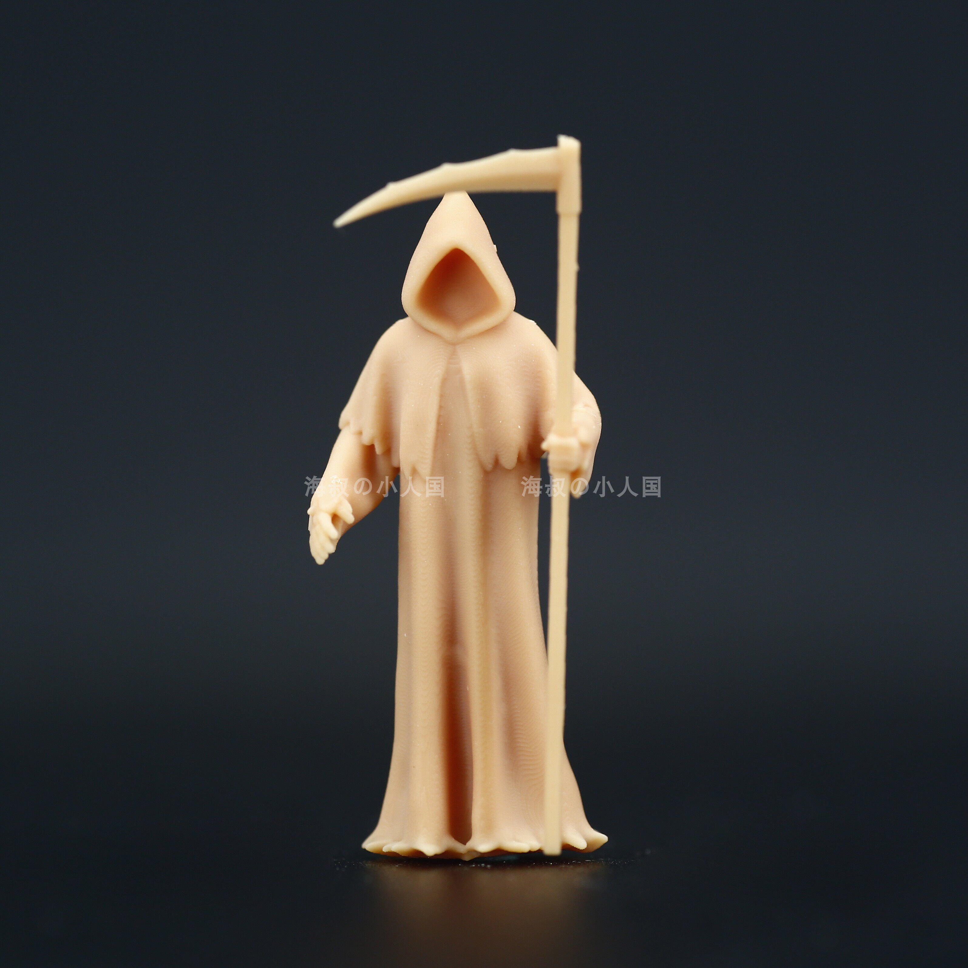 【l239死神镰刀灵魂收割者1/64人偶模型摆件手办微缩树脂小人