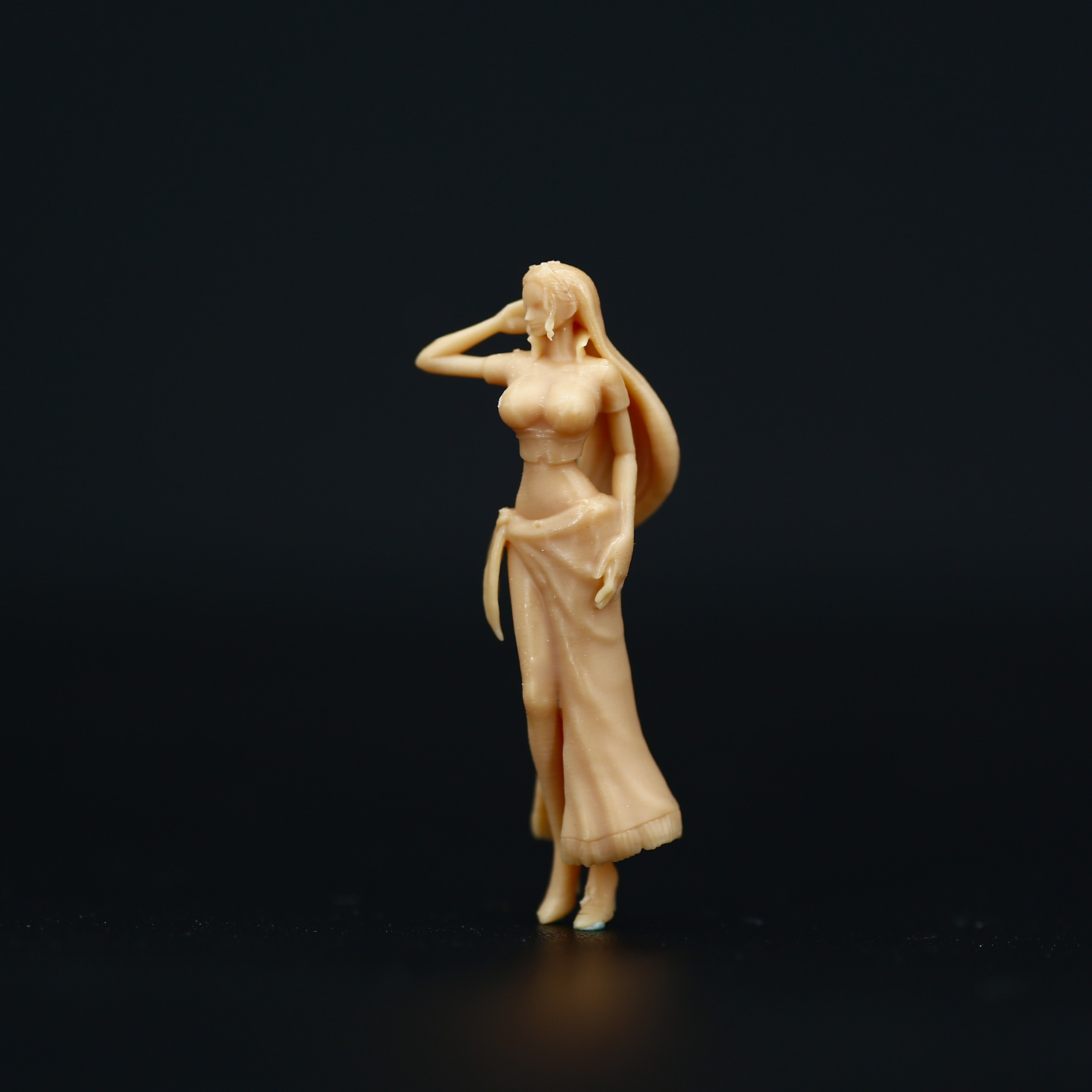 l132海贼王草帽罗宾robin1/64人偶模型现货微缩创意景观沙盘小人